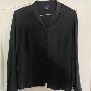 Anne Taylor Black Blouse
